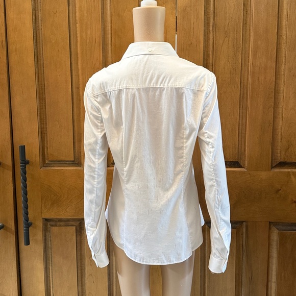 Prada White Shirt with Textured Detail - Picture 4 of 7